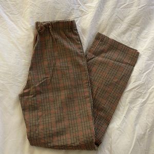 Brandy Melville High-Waisted Plaid Pants